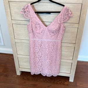 Pink Lace Dress